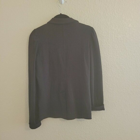 Marc by Marc Jacobs Black 100% Cotton Three-Button Blazer Size X-Small - Picture 3 of 10